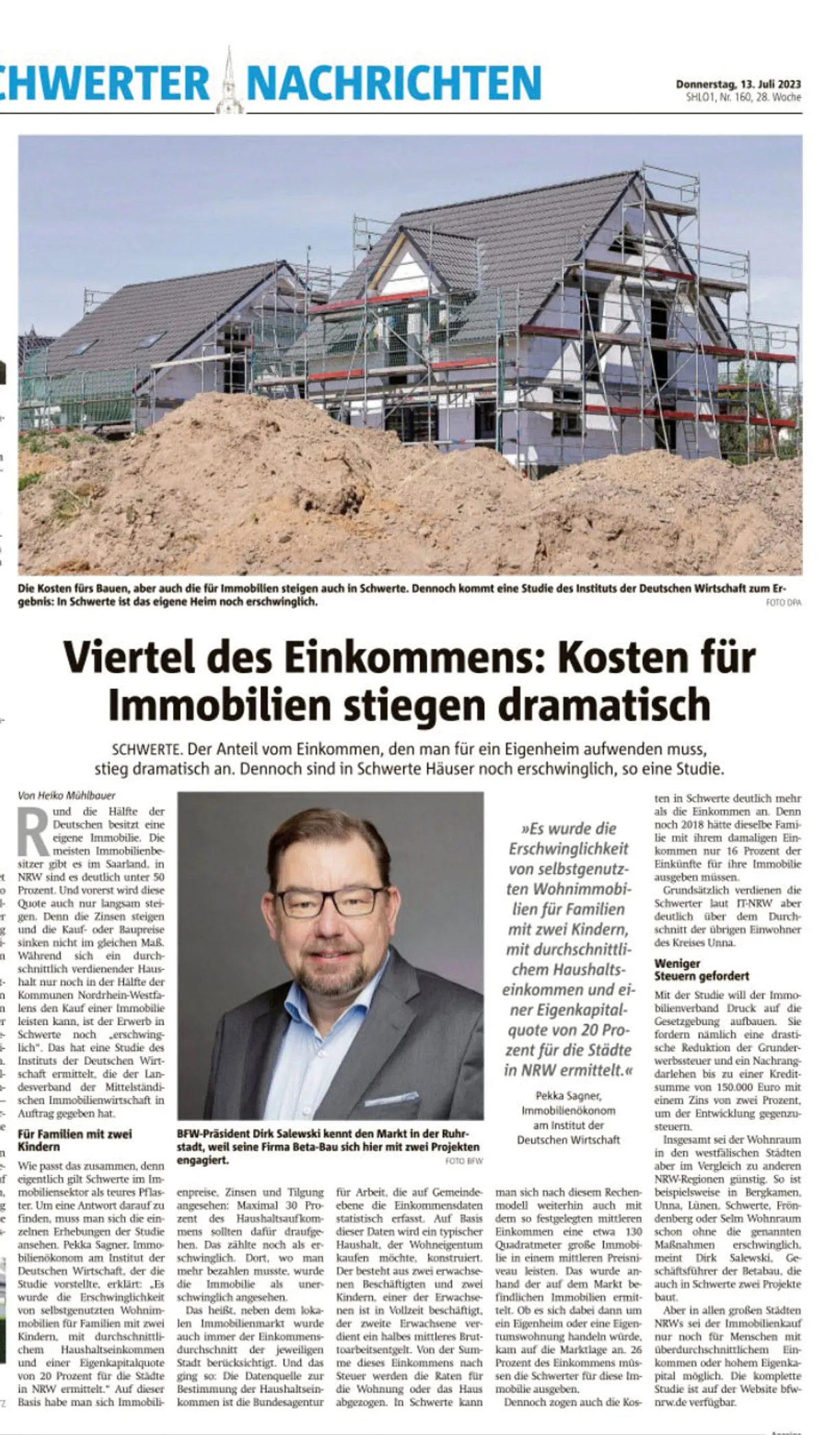 Nur noch in der Hälfte aller NRW-Städte überhaupt erschwinglich